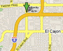 map of el cajon office